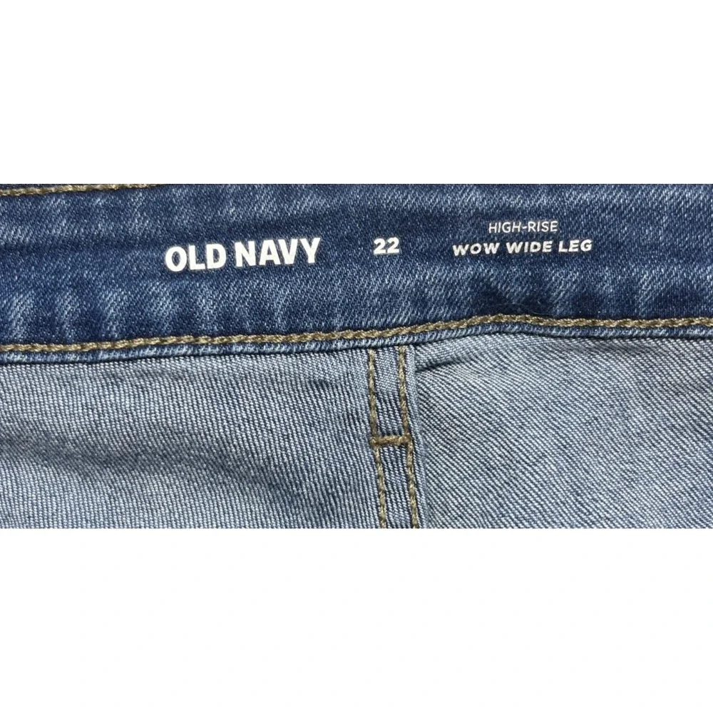 Old‎ Navy Mid Rise Wow Bootcut Jeans Women's Plus 22 Blue Western Cowgirl